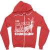 I Like Big Bucks And I Cannot Lie Zipper Hoodie