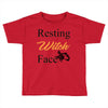 resting witch face   fall t shirt   funny halloween Toddler T-shirt