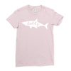 Momma Shark Ladies Fitted T-Shirt