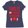 this is my vampire costume Ladies Fitted T-Shirt