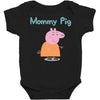 peppa pig mommy pig Baby Bodysuit