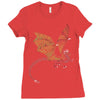 beware! Ladies Fitted T-Shirt