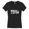 back to the gym Women's V-Neck T-Shirt