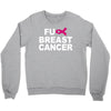 fuck breast cancer Crewneck Sweatshirt