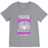 Want To Know If There Is L fe After Death Mess With My Daughter And F V-Neck Tee