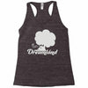 dreamland logo Racerback Tank