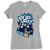 pop tardis Ladies Fitted T-Shirt