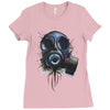 gas mask Ladies Fitted T-Shirt