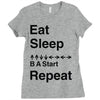 loop detected Ladies Fitted T-Shirt