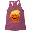 trumpkin funny donald trump pumpkin Racerback Tank