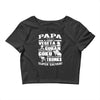 papa super saiyan vegeta Crop Top