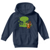 apathetic in the face of certain annihilation Youth Hoodie