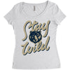 stay wild 2 Women's Triblend Scoop T-shirt