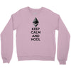 Keep Calm And Hodl Ethereum Crewneck Sweatshirt