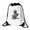 who loves rotweiller Drawstring Bags