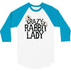 crazy rabbit lady 3/4 Sleeve Shirt