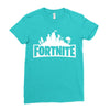 fortnite logo Ladies Fitted T-Shirt