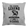 The Fishing Legend Reeling Them In For 30 Years Throw Pillow