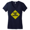 baby on board Women's V-Neck T-Shirt