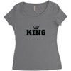 King Women's Triblend Scoop T-shirt