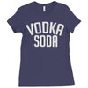 vodka soda Ladies Fitted T-Shirt