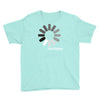 buffering  funny retro loading computer console fashion party Youth Tee