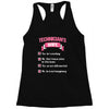 technician's wife Racerback Tank