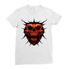 evil face Ladies Fitted T-Shirt