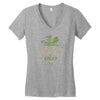 green dragon lager Women's V-Neck T-Shirt