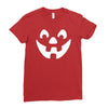 jack o lantern halloween Ladies Fitted T-Shirt