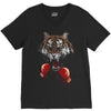 king boxer V-Neck Tee