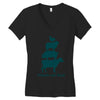 friends not food. Women's V-Neck T-Shirt