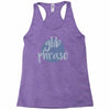 glib phrase Racerback Tank