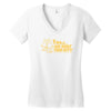 we built this city Women's V-Neck T-Shirt
