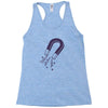 powerful magnet Racerback Tank