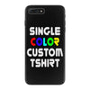 single color custom t shirt iPhone 7 Plus Case