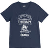 I Don't Need Therapy Just to Do Skiing V-Neck Tee