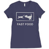 fast food funny Ladies Fitted T-Shirt