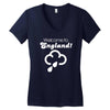 welcome to england! Women's V-Neck T-Shirt