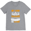My Son Is Super Awesome His Stepdad V-Neck Tee