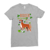 boxer wining Ladies Fitted T-Shirt
