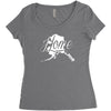 rep ak home Women's Triblend Scoop T-shirt