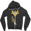 pirate costume Zipper Hoodie