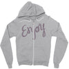 cute enjoy Zipper Hoodie