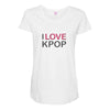 love pop Maternity Scoop Neck T-shirt