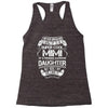 Super Cool Mimi Of A Freaking Awesome Daughter Racerback Tank