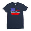 american flag we the people Ladies Fitted T-Shirt