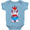 wild aztec monster Baby Onesie