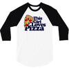 this girl loves pizza 3/4 Sleeve Shirt
