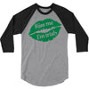 kiss me i am irish 3/4 Sleeve Shirt